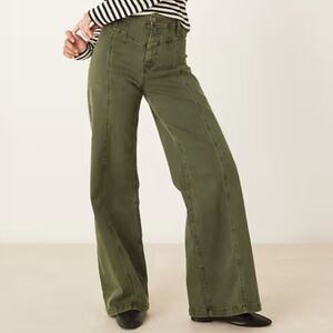 We The Free 'Libre Yolk' wide leg pants, size 27